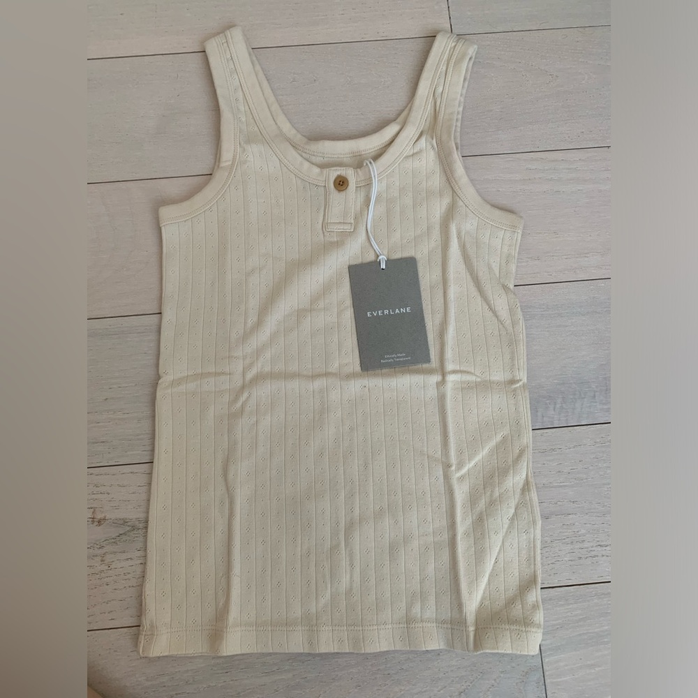 NWOT everlane pointelle cami